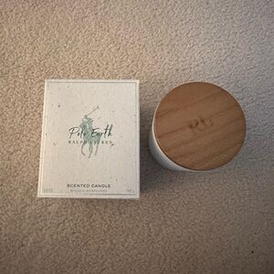 Ralph Lauren Polo Earth White Candle with Wooden Lid